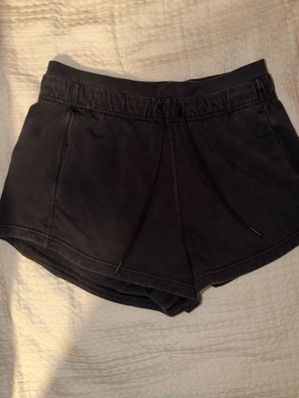 Lululemon black sweatshorts Size 6